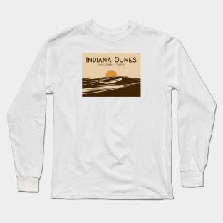 Indiana Dunes National Park Sunset Long Sleeve T-Shirt